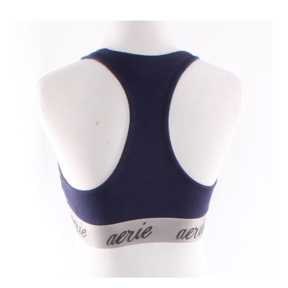 Med Aerie blue lace up front sports bra - Picture 13 of 13